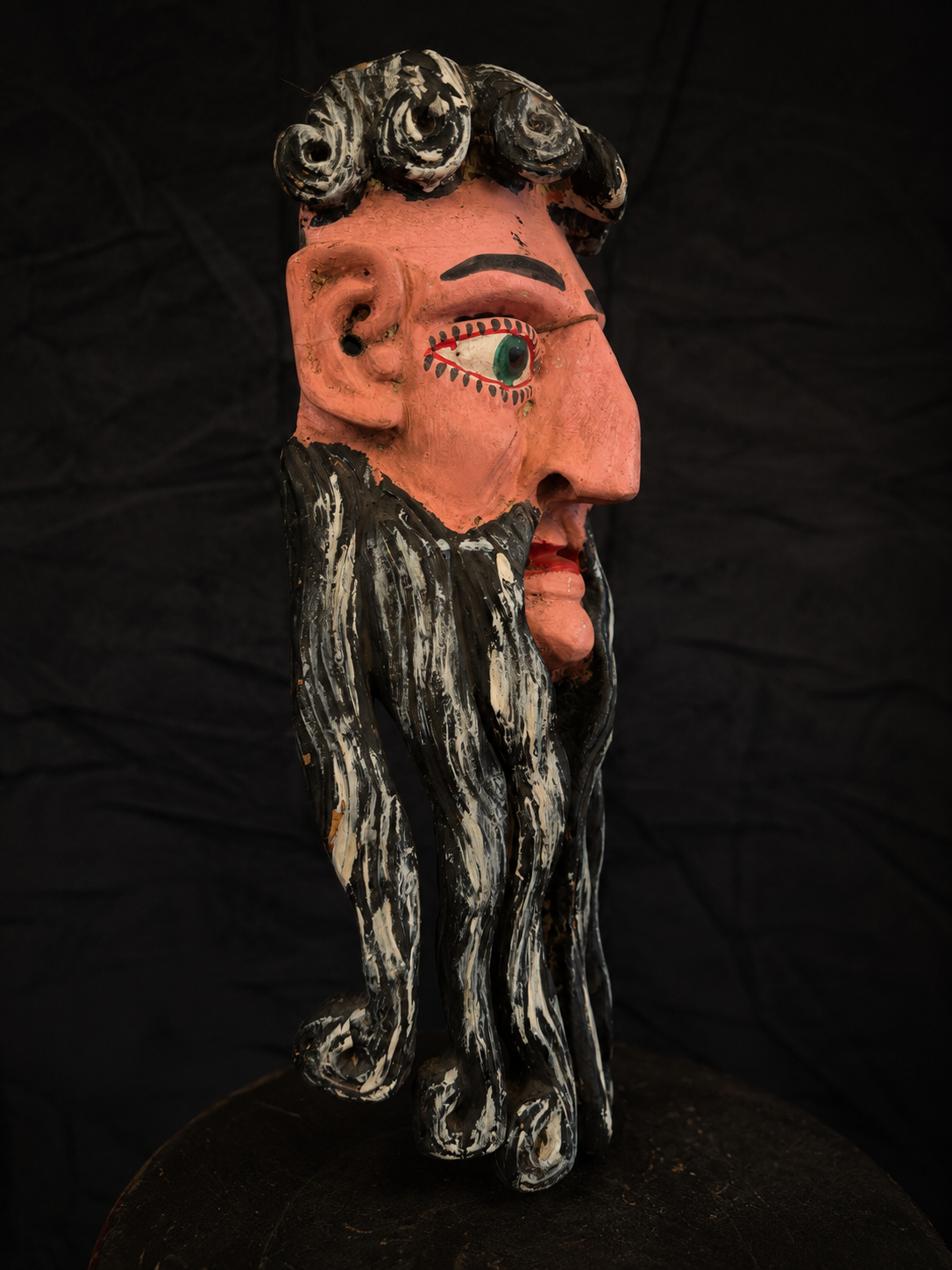 Large Vintage Guerrero Barbón Mask