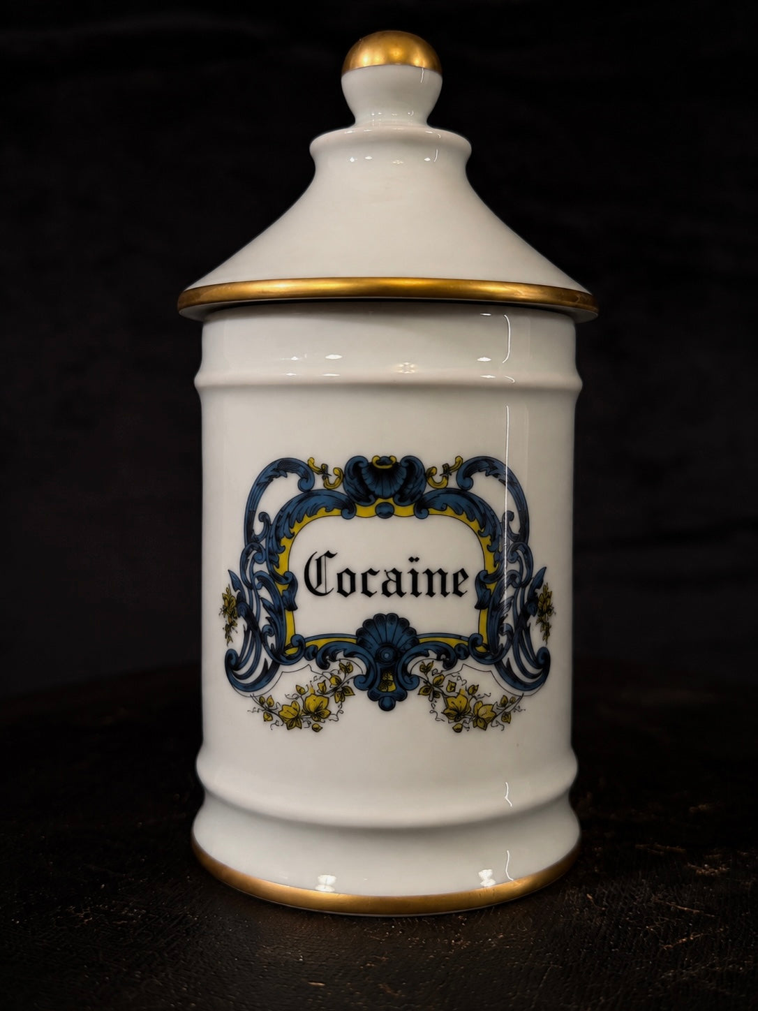 Vintage French Apothecary "Cocaine" Jar