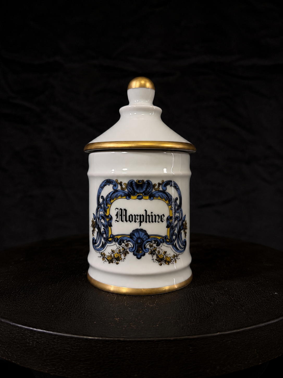 Vintage French Apothecary "Morphine" Jar