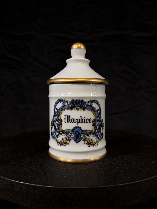 Vintage French Apothecary "Morphine" Jar