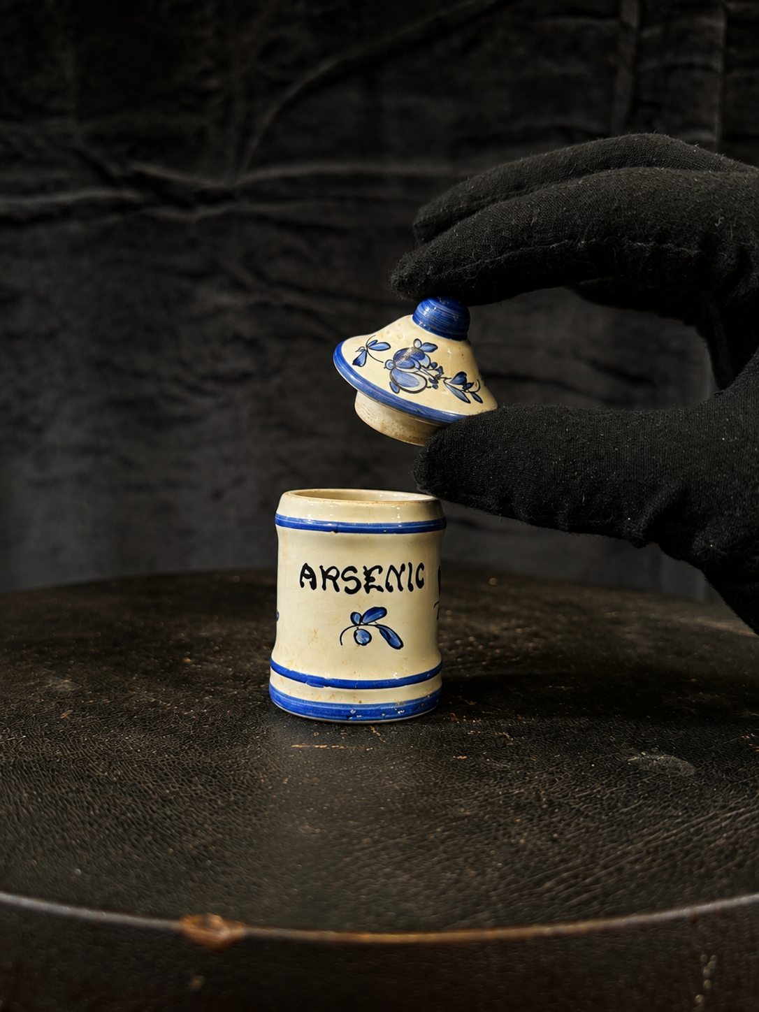 Vintage French "Arsenic" Apothecary Jar B