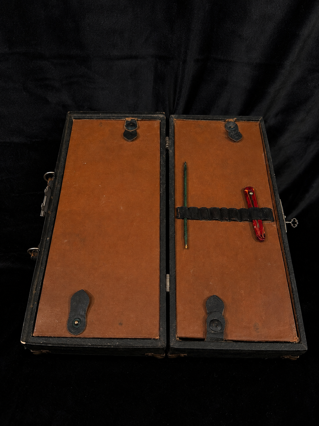 Antique Mortician’s Restorative Surgery Kit w/ Original Wax Jars & Key