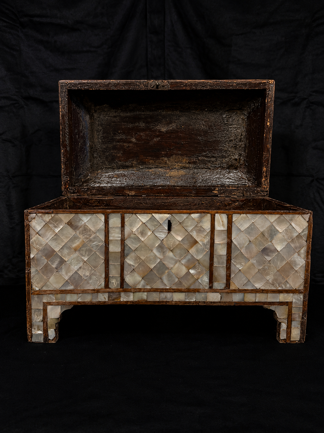 19th-Century Mother-of-Pearl Treasure Chest