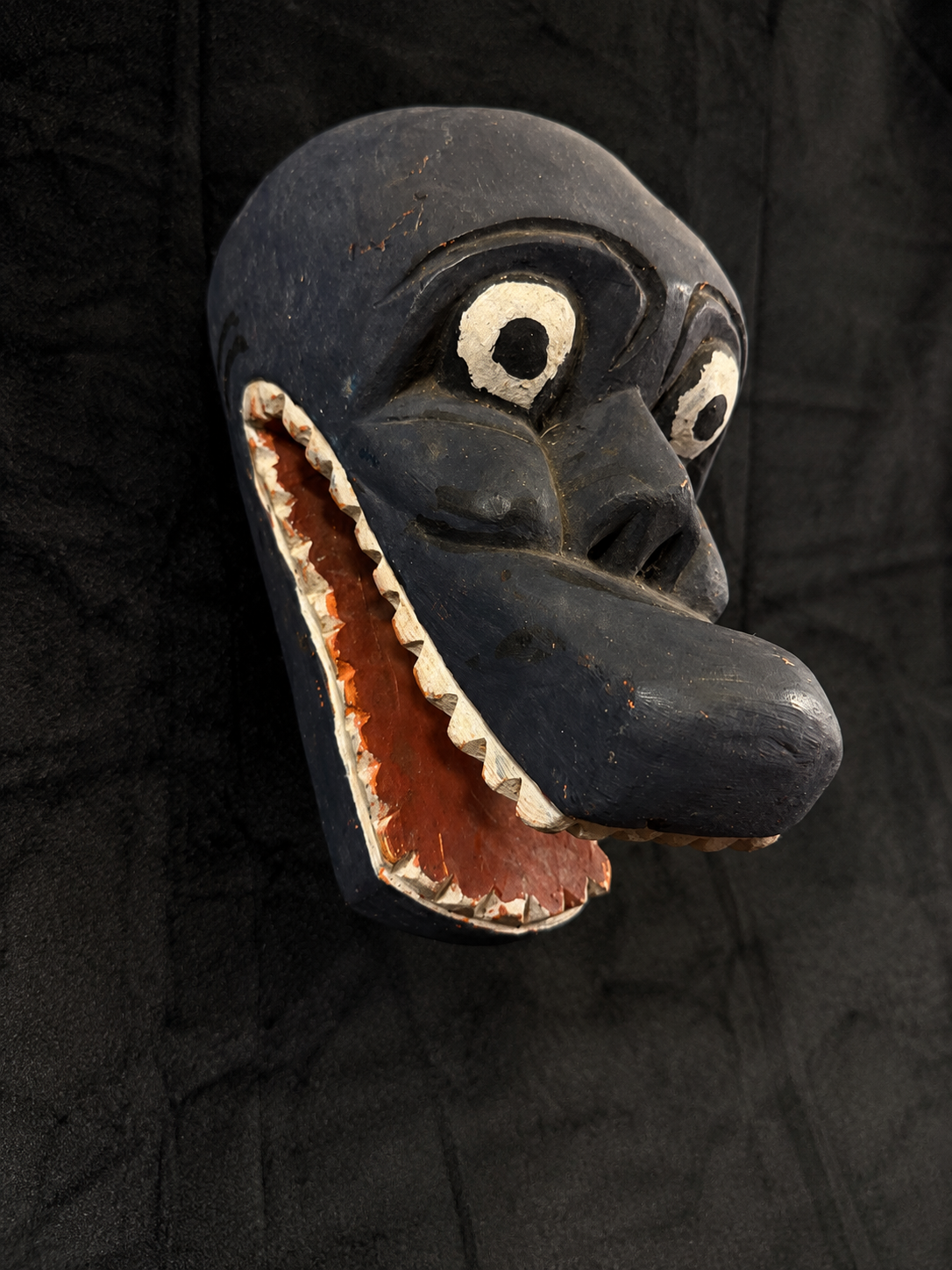 Mid-Century Folk Art Creature Mask