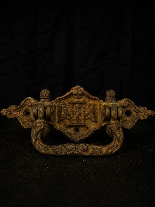 Antique Victorian Memento Mori Coffin Handle