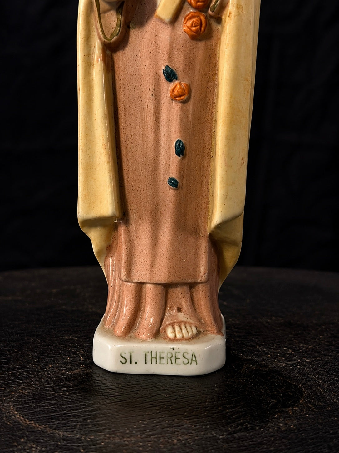 Vintage St. Thérèse Porcelain Devotional Statue