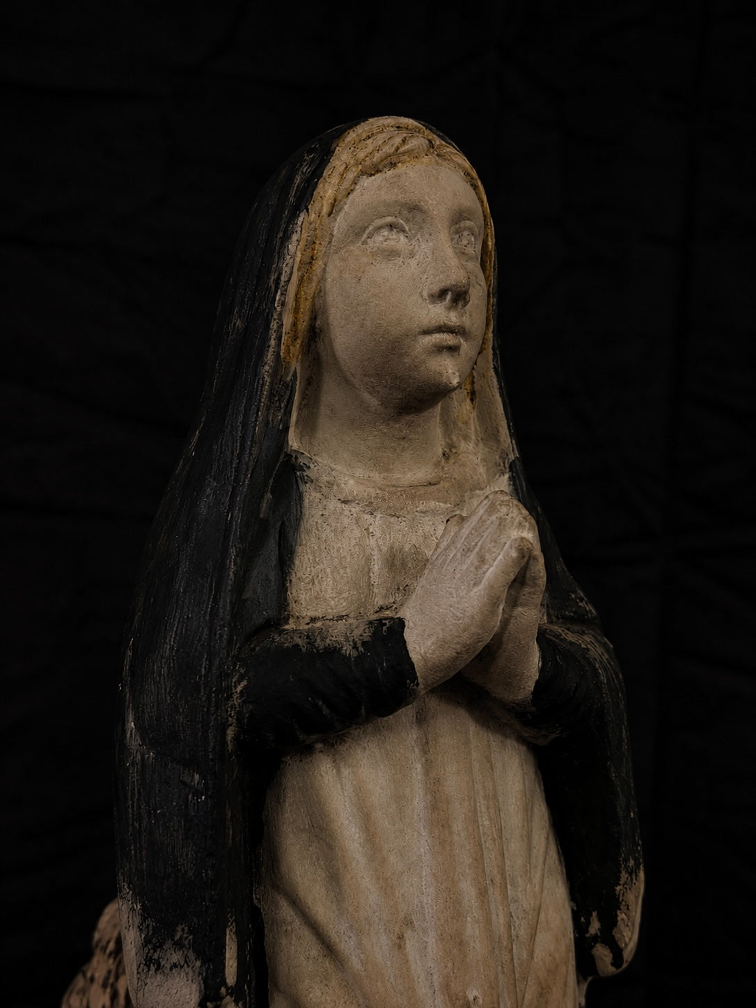 Victorian Era Cemetery Devotional Figure