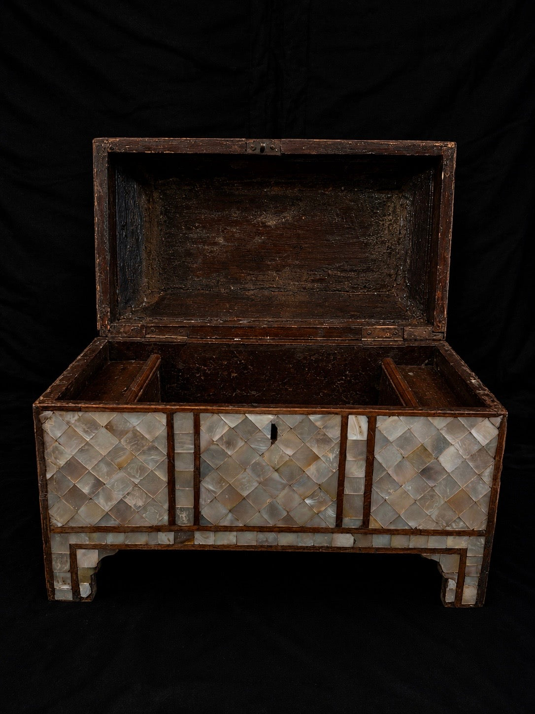 19th-Century Mother-of-Pearl Treasure Chest