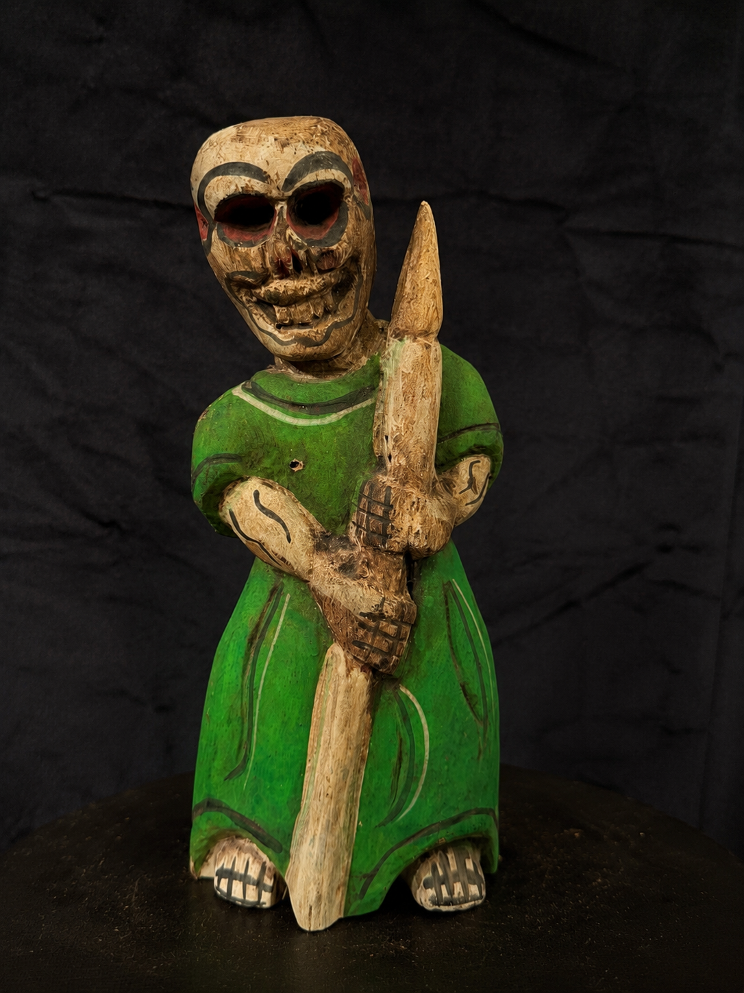 Vintage Mexican Death Statue