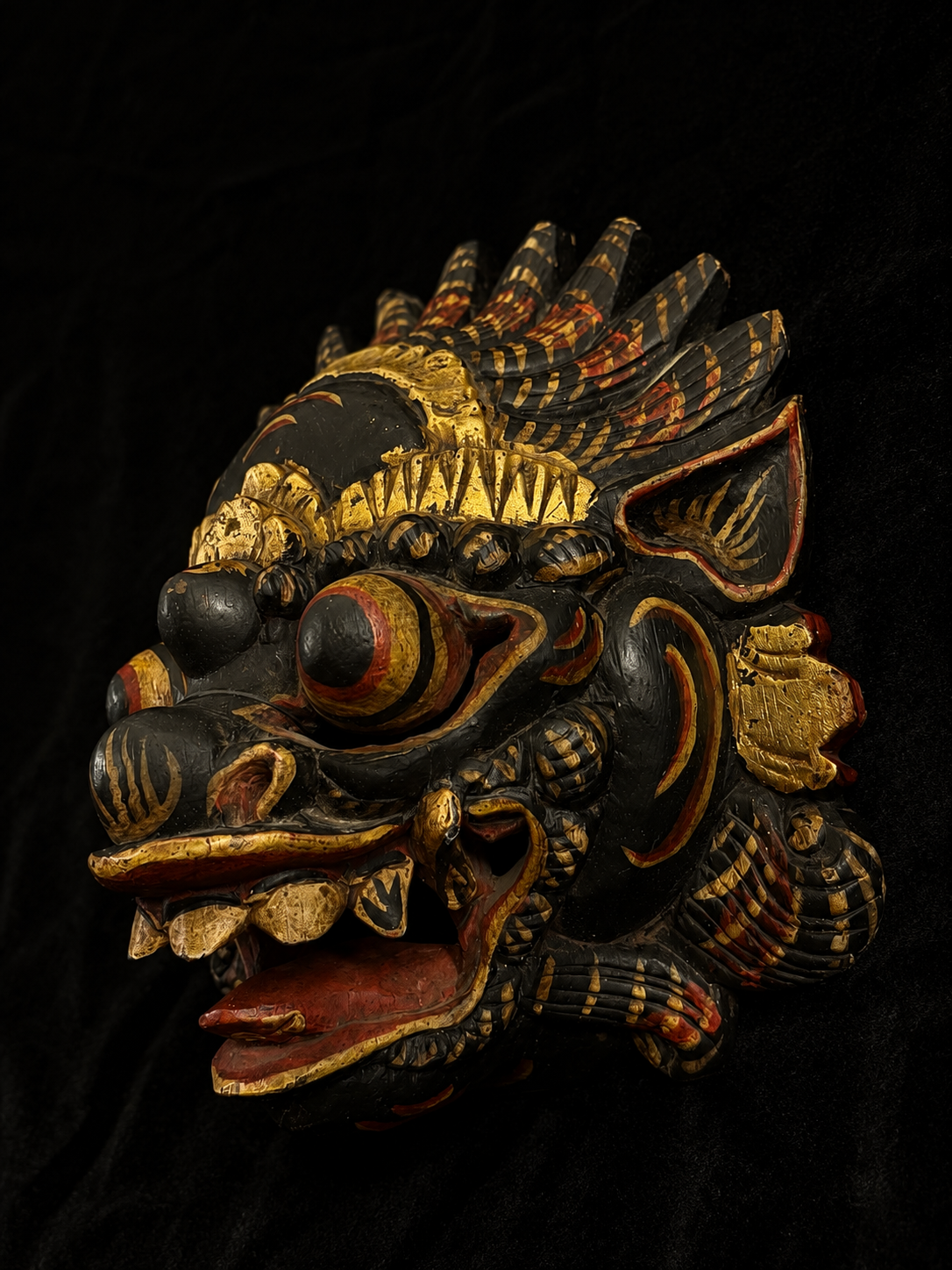 Vintage Balinese Guardian Spirit Mask