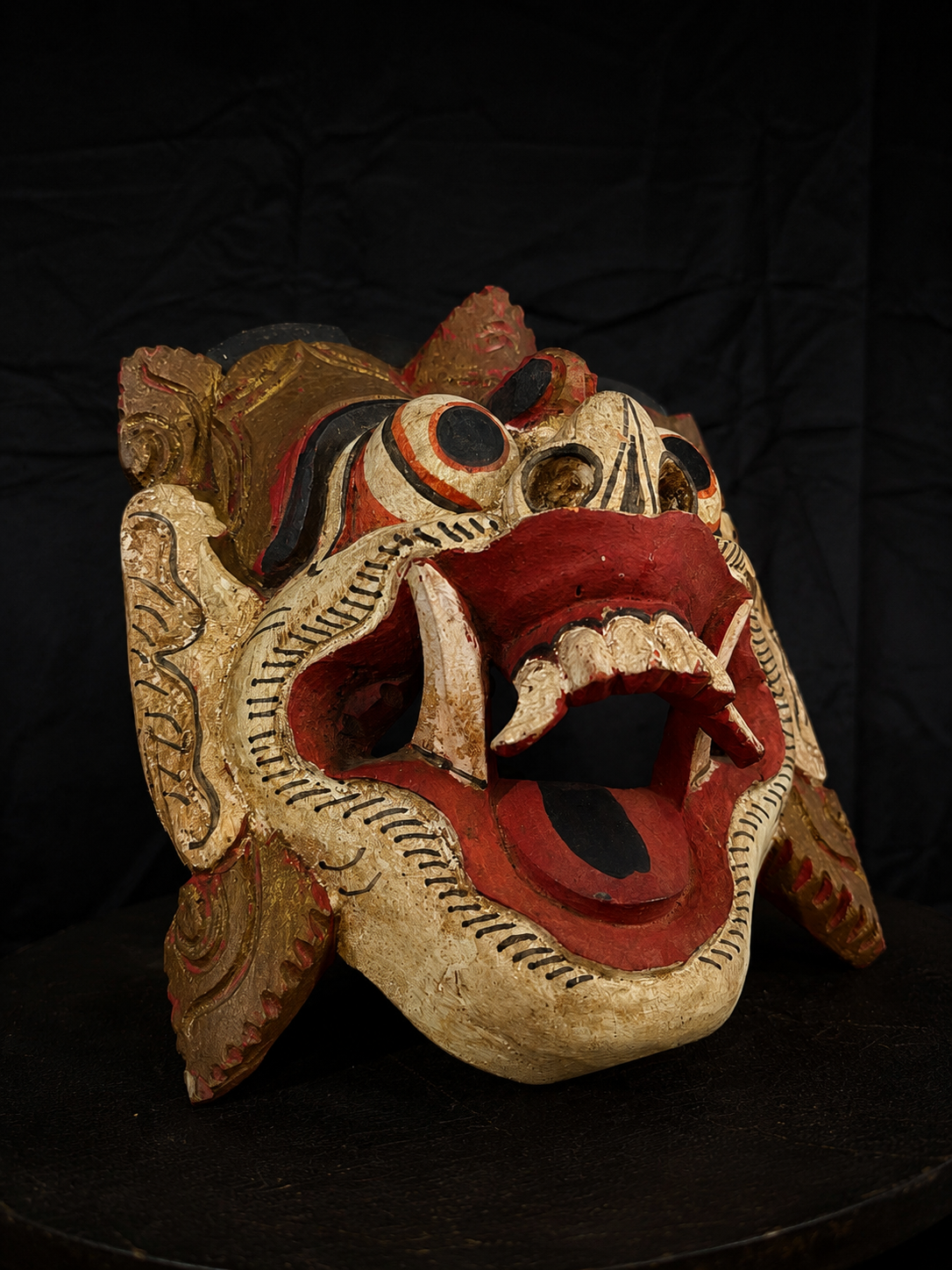 Vintage Balinese Witch Queen Mask