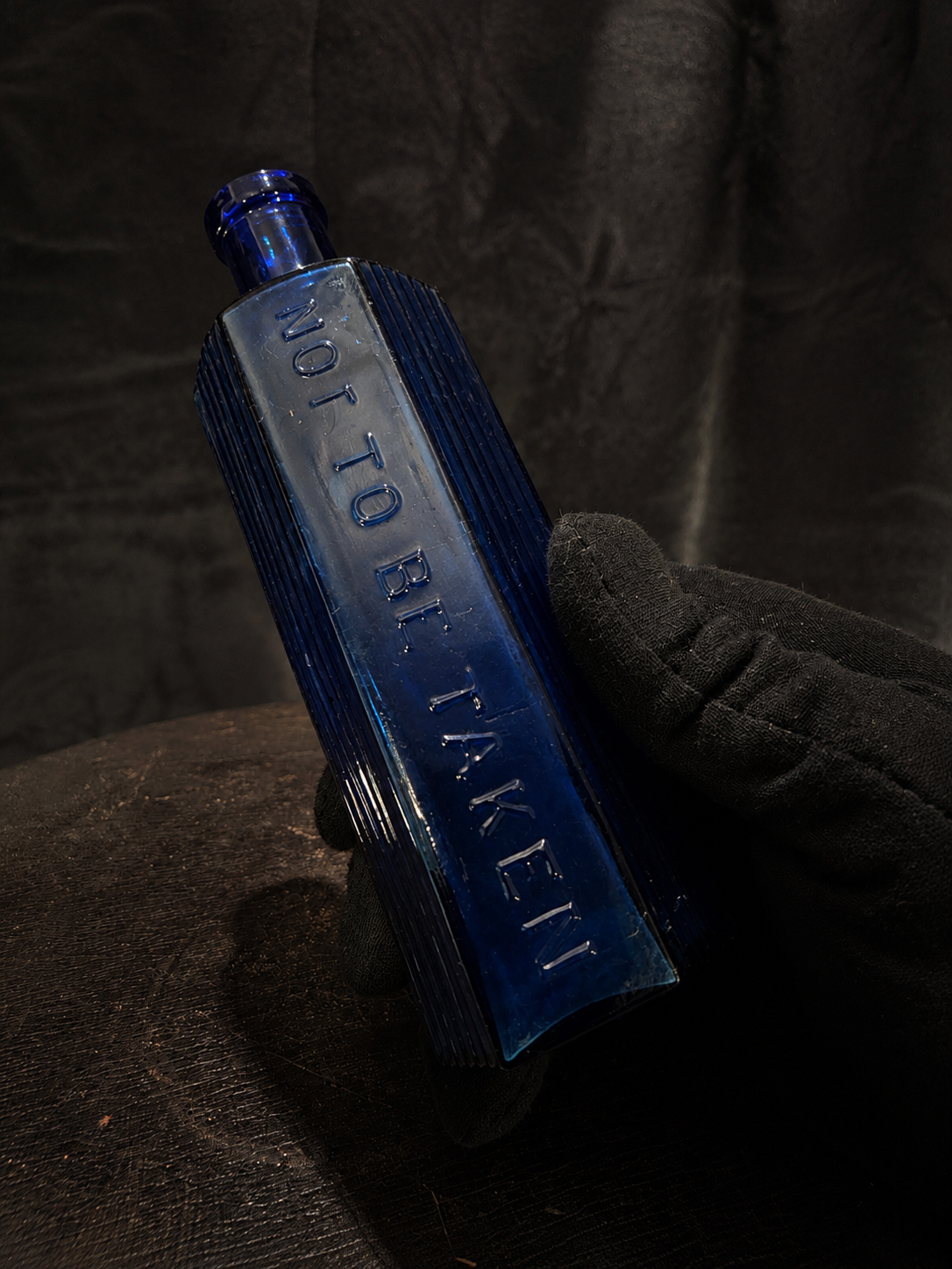 Victorian Era "NOT TO BE TAKEN" Poison Bottle #2