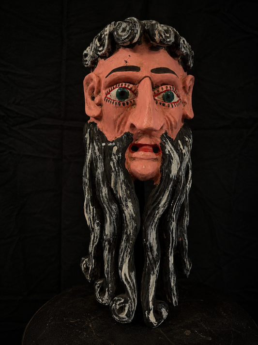 Large Vintage Guerrero Barbón Mask