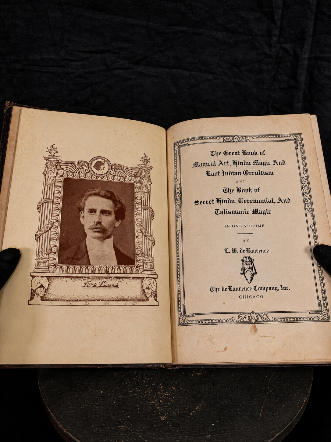 The Great Book of Magical Art, Hindu Magic, and Indian Occultism (1939) Dark Cover