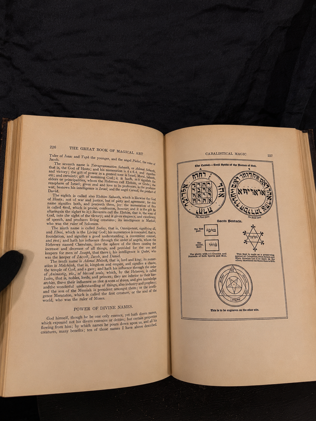 The Great Book of Magical Art, Hindu Magic, and Indian Occultism (1939) Dark Cover