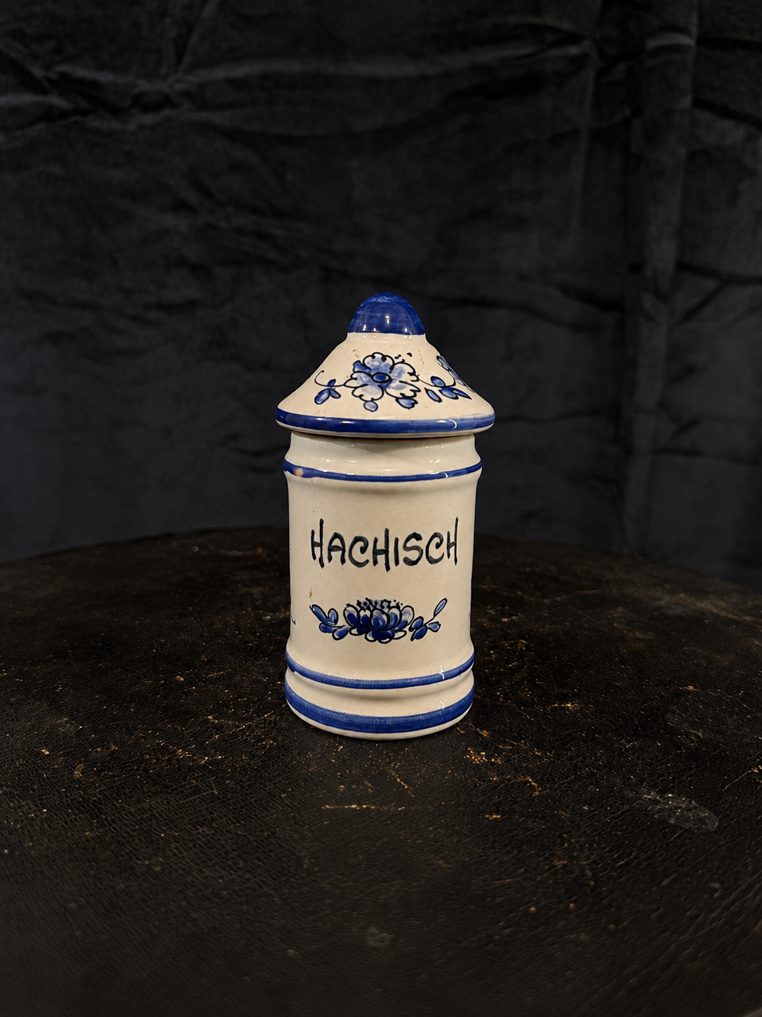 Vintage French “Hachisch” Apothecary Jar B