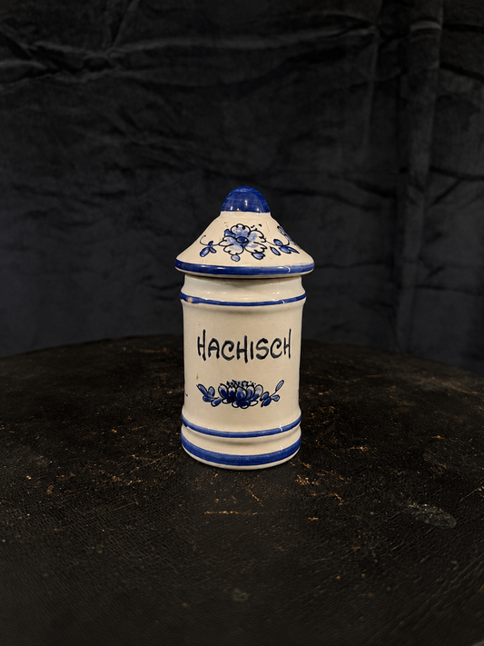 Vintage French “Hachisch” Apothecary Jar B