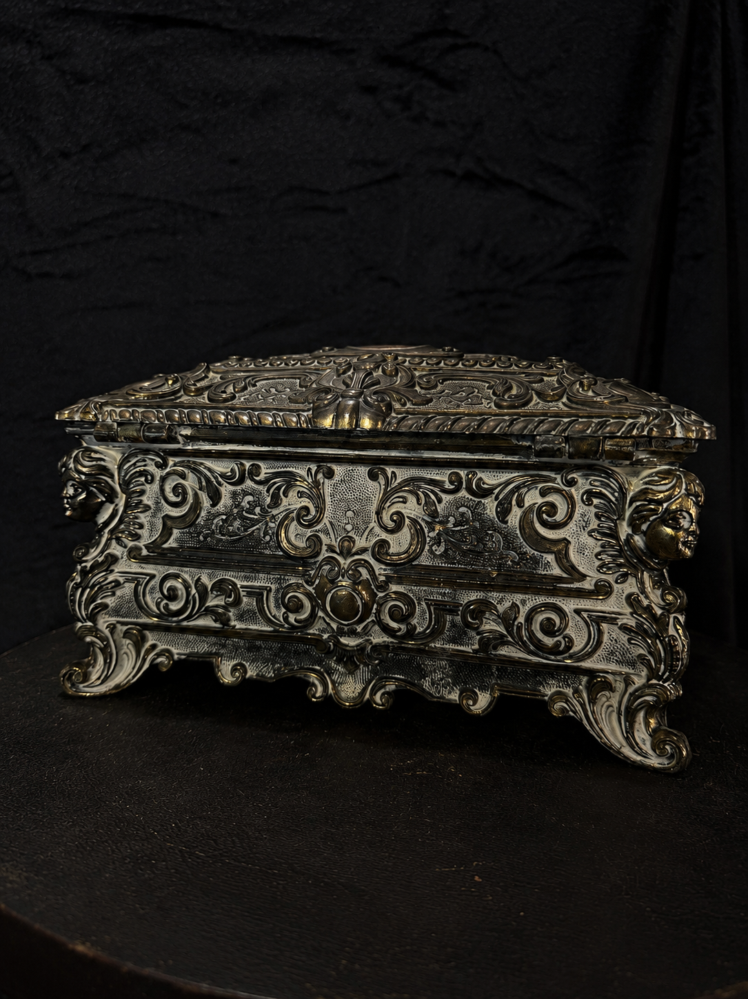 Vintage Italian Keepsake Casket Rococo Revival