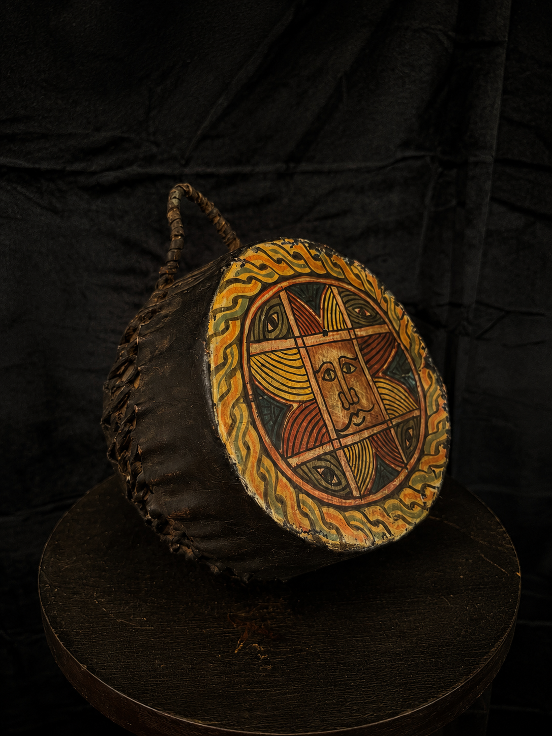 Ethiopian Orthodox Ritual Drum (Kebero)