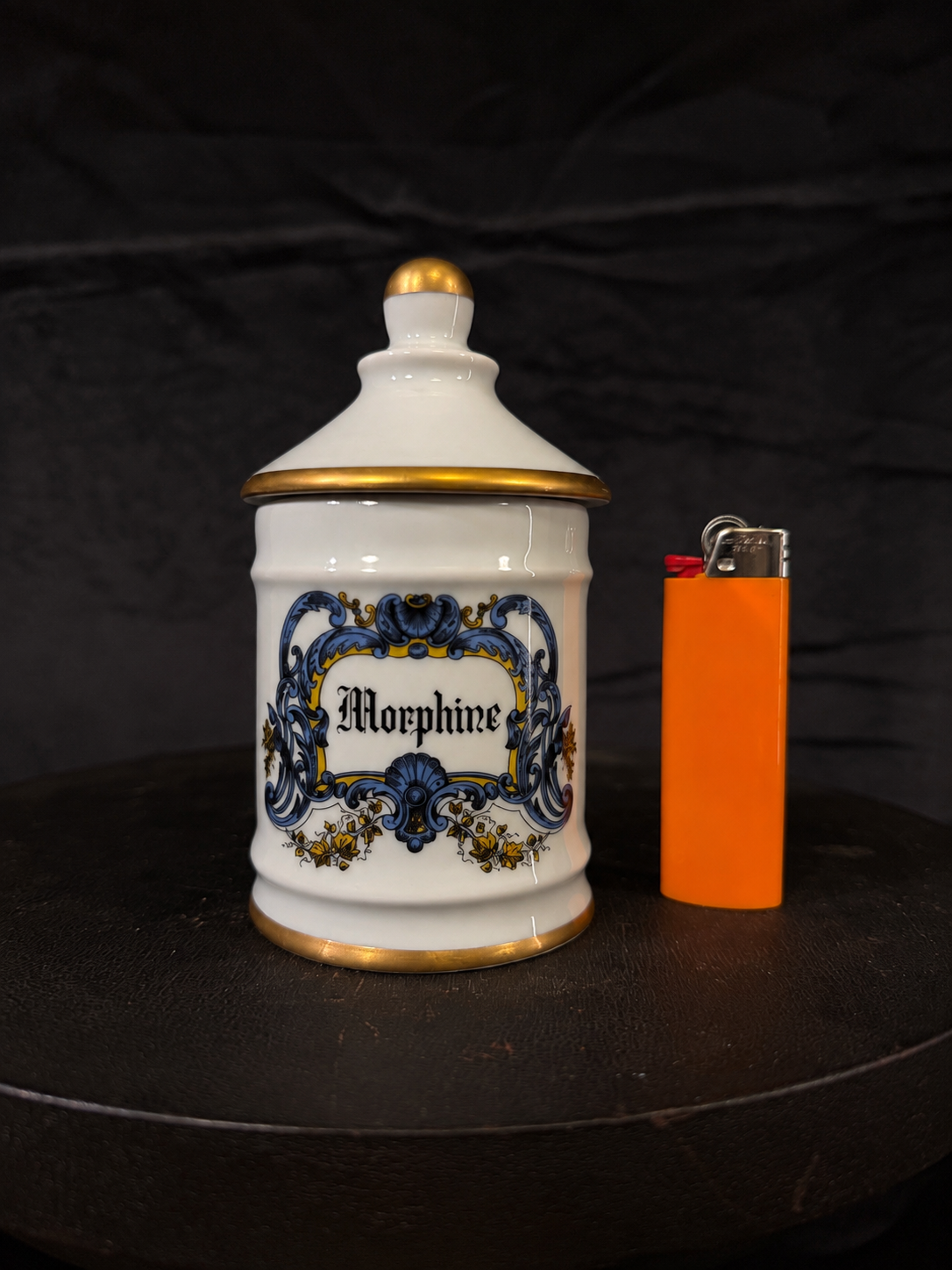 Vintage French Apothecary "Morphine" Jar