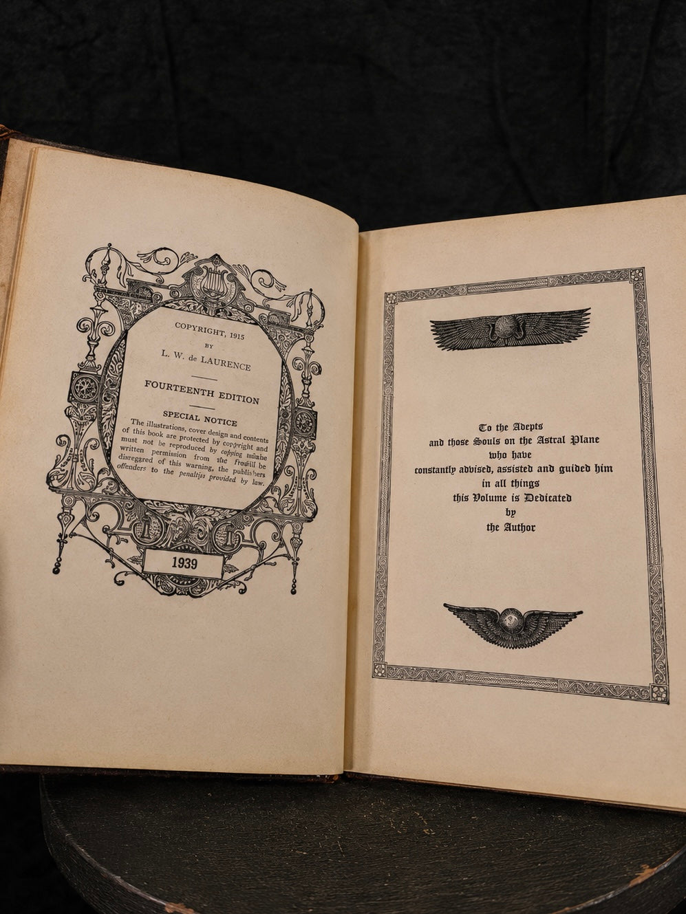 The Great Book of Magical Art, Hindu Magic, and Indian Occultism (1939) Dark Cover