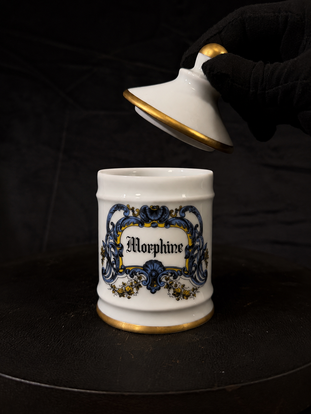 Vintage French Apothecary "Morphine" Jar