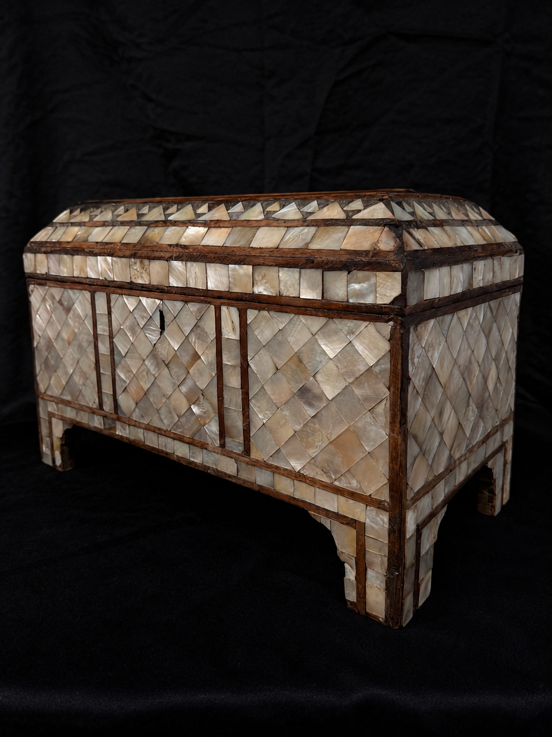 19th-Century Mother-of-Pearl Treasure Chest