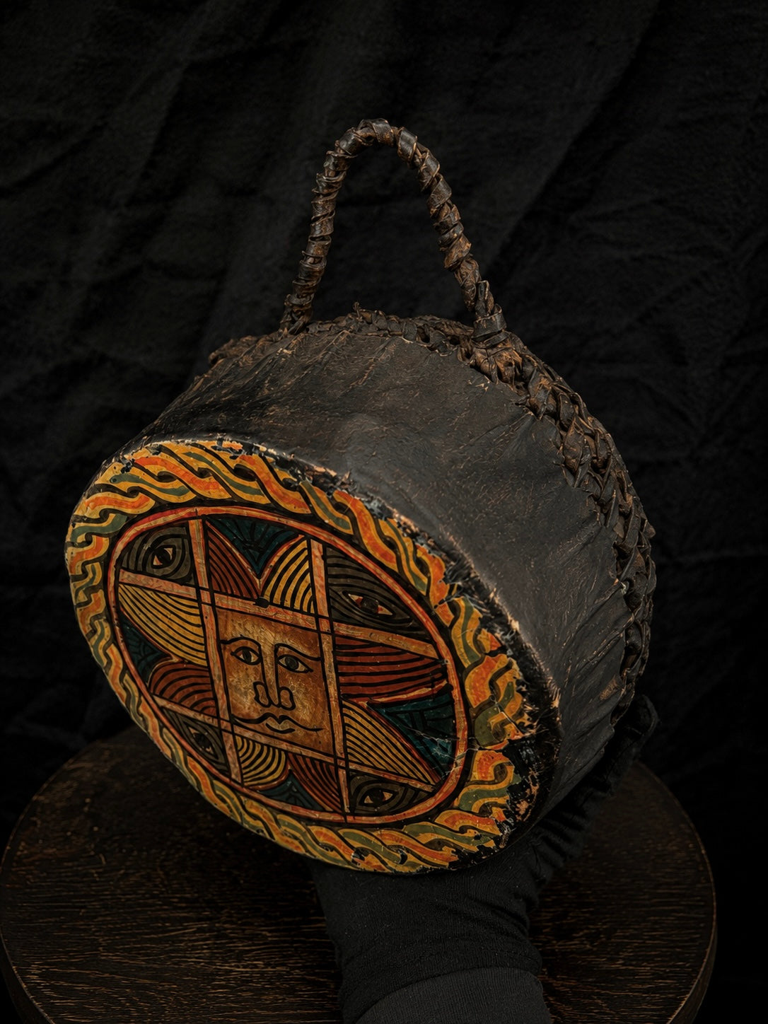 Ethiopian Orthodox Ritual Drum (Kebero)